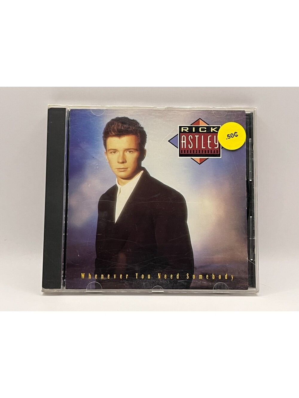 Rick Astley Whenever You Need Somebody CD 1987 Printed in Canada Label Rca Bmg
